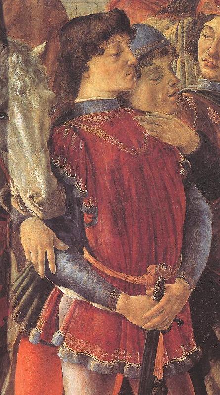 The Adoration of the Magi (detail), BOTTICELLI, Sandro